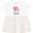thumbnail image 3 of Inktastic I Love My Nana Girls Baby Dress, 3 of 5