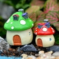 thumbnail image 3 of 1pcs/4pcs Mushroom House Garden Crafts Bonsai Micro Landscape Decoration Resin Crafts Bonsai Micro Landscape Diy Ornents Random Color L, 3 of 9