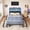 Black, variant on EnHomee Metal Bed Frame with 4 Drawers Queen Size Metal Bed Frame with 2-Tier Storage Headboard & LED Light & Charge Station,Black