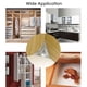 thumbnail image 5 of 100x Esquinas antipolvo para escaleras, Esquinas de mesa, Protector de esquinas, Esquinas decorativas para herrajes para muebles, pegatina triangular, 5 of 5