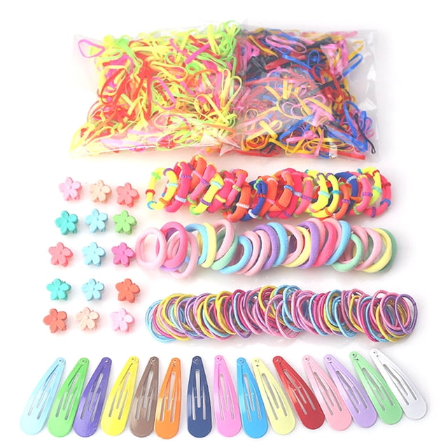 Juego de combinación de sombreros, juego de combinación de sombreros, kit de pasadores de cuerda para el cabello para niña, cuerdas elásticas para el cabello confiables y duraderas