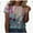 P2, variant on LYMAYTER Women Casual T-Shirts Summer Print Crew Neck Short Sleeve Breathable Loose for Tees Top XXS-6XL