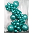 thumbnail image 2 of 100 Pack Chrome Metallic Green Balloons Different Sizes 18 12 10 5 Inch KIRIKOU Party Balloons for Birthday Valentines Baby Shower Bridal Wedding Party Decors, 2 of 5