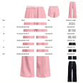 thumbnail image 5 of DLIDG Wide Leg Sweatpants for Women Drawstring High Waisted Sweatpants Plus Size Casual Loose Baggy Pants Comfy Soft Palazzo Pants Fleece Lined Lounge Workout Trousers with Pockets Navy Xl, 5 of 6