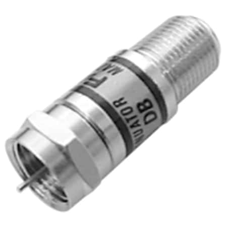 Attenuator Plug - calrad 75-720-6 6 db inline f attenuator 75 ohm