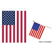 28x40 USA American Flag United States Banner Sleeve New America Pennant