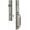 Satin Nickel, variant on Grandeur 850068 Fifth Avenue Solid Brass Rose Right Handed Dummy "C" Grip Handleset -