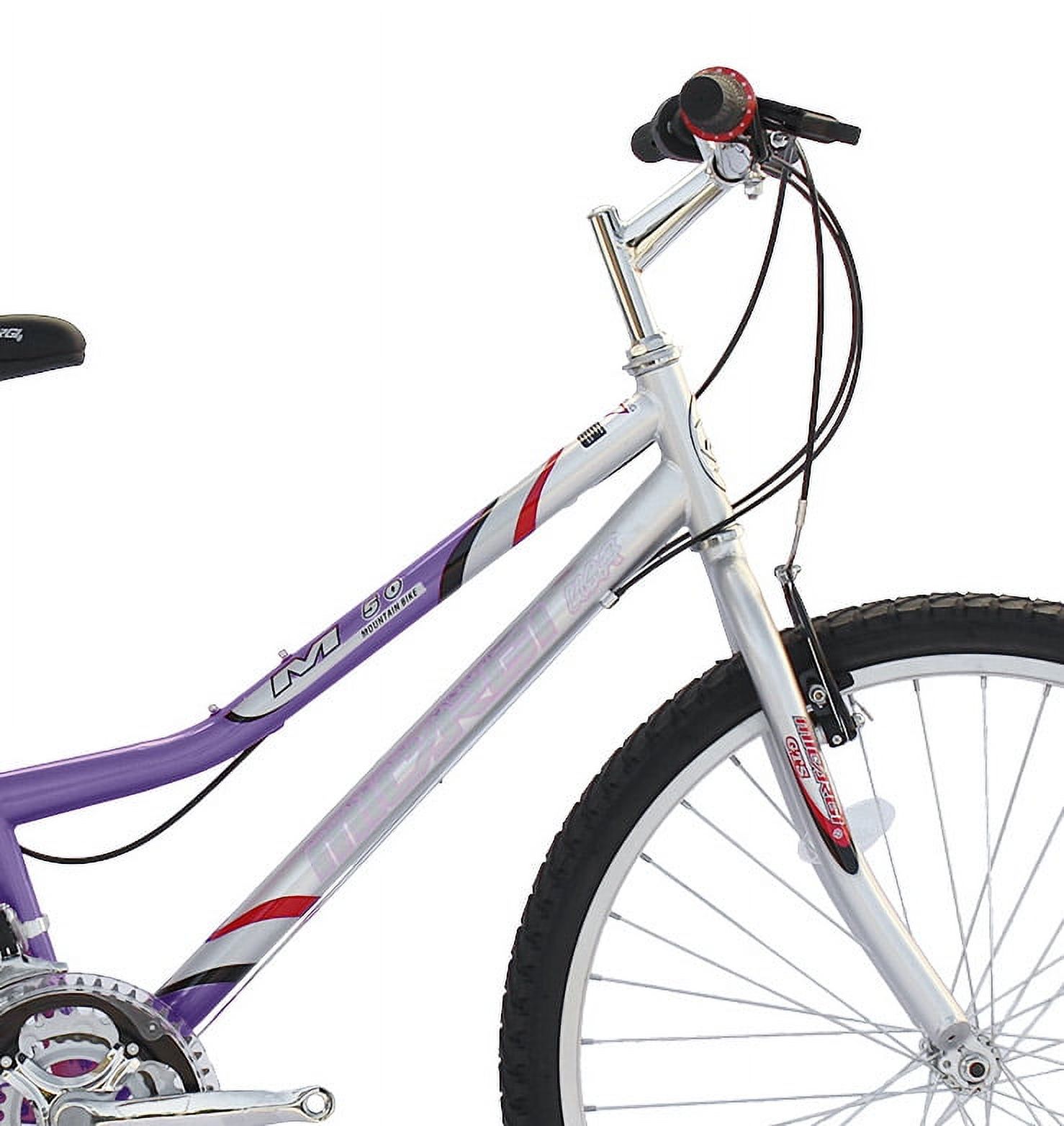 Wonder Wheels 26 In. Mtb 18 Speed Bicycle, Bike, Steel Frame Alloy Rims 36 H - Purple