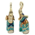 thumbnail image 5 of 2 PCS Feng Shui Pair of Resin Elephant Statue Lucky Figurine Gift Home Decor, 5 of 12