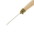 thumbnail image 3 of Hair Extensions Pliers Hook Tool 100pcs Silicone Micro Rings Loop 3mm Brown, 3 of 10