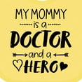 thumbnail image 4 of Inktastic My Mommy is a Doctor and a Hero Boys or Girls Baby Bib, 4 of 4
