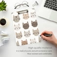 thumbnail image 3 of FORMRS Acrylic Clipboard with Low Profile Clip Standard A4 Letter Size, 12.5" x 9", Light Gray Cat Pattern, 3 of 8