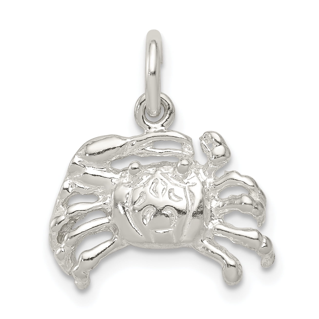 1.02 in x 0.75 in Clothing Jewel Tie Sterling Silver Collie Disc Charm