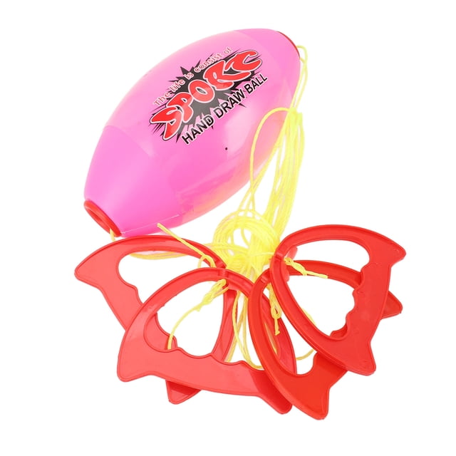 PINK HAND PULL BALL GAME SET INDOOR OUTDOOR SPORTS TOY FOR PARENT CHILD INTERACTION