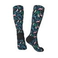 thumbnail image 5 of Lsque Flamingos And Birds Printed Crew Socks Men's Women's LightWeight Thin Casual Calf Socks ,Knee High Socks,Cotton Socks, 5 of 9