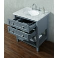 thumbnail image 5 of Stufurhome Marla 30 inch Grey Single Sink Bathroom Vanity, 5 of 10