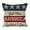 A, variant on Patriotic Decor, Throw Pillow Covers 18x18 in 4th of July Linen Pillow Case, American Summer Outdoor Red White Blue Sofa Couch Bed Home Outdoor