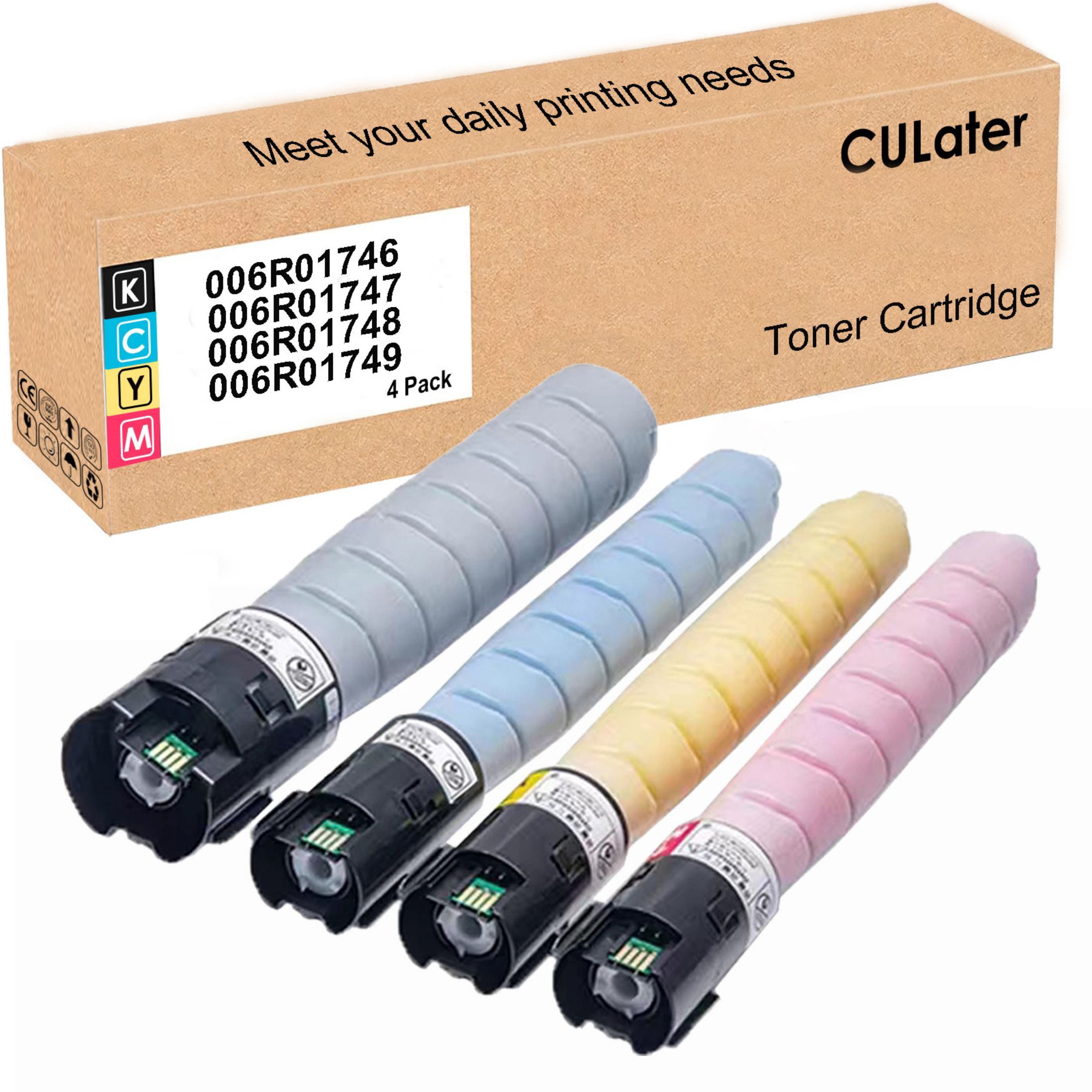 Recharge Toner Universelle Noir Cyan Magenta Jaune - Compatible Lexmark C3224 C3326 C3426, 4 Flacons
