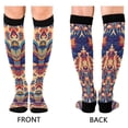 thumbnail image 4 of FORMRS Womens Knee High Socks Casual Long Thick Travel Daily Wear, 1 Pair, Colorful Abstract Eagle, 4 of 6