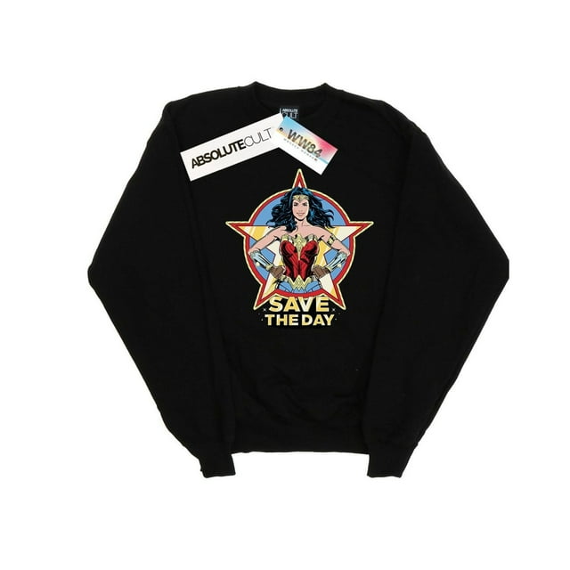 DC Comics Chandail en Molleton Design Étoile Wonder Woman 84 pour Filles