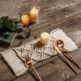 thumbnail image 3 of HOOWIFFY Heat Resistant Non Slip Table Mats Cotton Table Protection Home Family 1Pack, 3 of 5