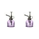 thumbnail image 2 of Monstrate Regadera de flores Distribución uniforme del agua para plantas saludables Regadera pequeña Botella de spray de vidrio púrpura púrpura 2Conjunto, 2 of 6