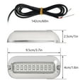 thumbnail image 3 of Boat Navigation Light  27 LED Navigation Lamp IP68 Waterproof Underwater Stainless Steel Naval Beam Light For Pontoon and Small Boat, 3 of 8