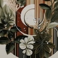 thumbnail image 5 of Orinice Ambesonne Monstera Shower Curtain, Abstract Earth and Neutral Colors Medieval Bohemian Olive Leaf, Fabric Bathroom Decoration Set with Hooks, 69x72, 5 of 7