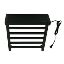 Kingston Brass DTC182030 Markus Wall Mount Plug-In Towel Warmer, Matte Black