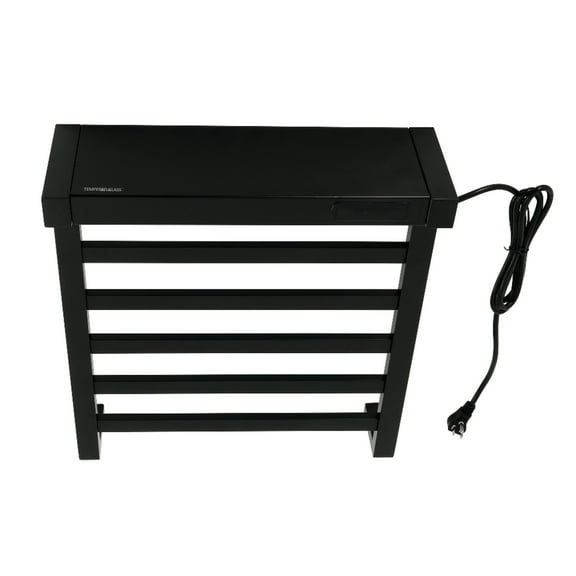 Kingston Brass DTC182030 Markus Wall Mount Plug-In Towel Warmer, Matte Black