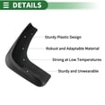 thumbnail image 4 of Guardabarros de barro únicos para Mitsubishi Grandis 2004-2011 con accesorios de montaje, 4 of 6