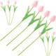 thumbnail image 2 of 10 tulipanes artificiales de imitación para ramos de boda y centros de mesa., 2 of 6