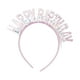 thumbnail image 3 of Diadema de , diadema de , aro para el pelo, broche, Tiara de cumpleaños brillante, corona de cumpleaños para fiesta , rosa, 3 of 8