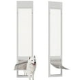 thumbnail image 3 of 13" x 80" Sliding Glass Patio Door Dog Insert With Lock — Adjustable Height, Aluminum Frame, Tempered Glass, 3 of 7