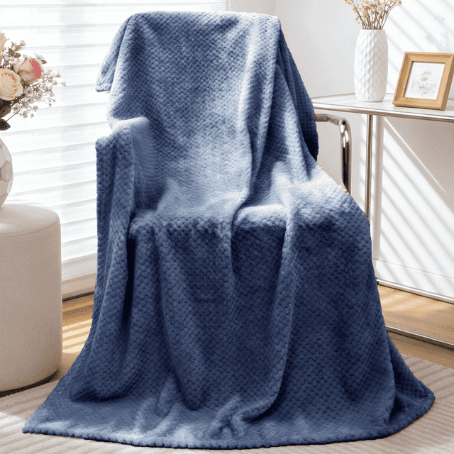 GPED Cobija Ultra Suave, Tamaño Individual, Mantas Cálidas y Acogedoras de 260GSM para Sofá, Cama, Silla, Mantas Transpirables y Ligeras para Todas las Estaciones, Decoración y Cobija para Regalar, A