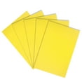 thumbnail image 1 of Hojas de plástico corrugado de Unique Bargains, 8 pulgadas x 12 pulgadas, tablero en blanco impermeable amarillo 5 piezas, 1 of 3