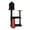 style-2, variant on 53" Gothic Cat Tree with Coffin Bed, Large Cat Tower with Spacious Cat Condo, Scratching Posts, Spider Hanging Toys, Scratching Board, Multi-Level Cat Activities Furniture for Large Cats, Red & Black