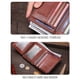 thumbnail image 4 of Men Large Capacity Genuine Leather Bifold Wallet RFID Blocking Vintage Credit Card Holder, 4 of 5