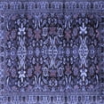 thumbnail image 1 of Ahgly Company Indoor Square Persian Blue Traditional Area Rugs, 7' Square, 1 of 4