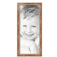 thumbnail image 2 of ArtToFrames 10" x 24" Honey Picture Frame, 10x24 inch Brown Wood Poster Frame (WOM-4085), 4 Pack, 2 of 7