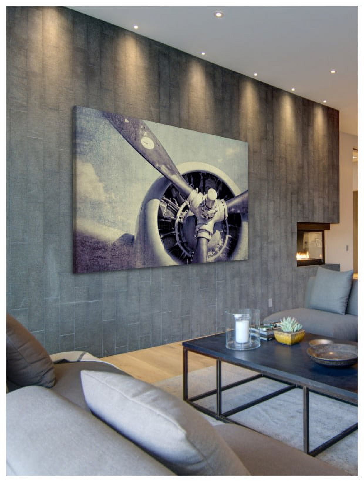 "Altitude 7" Painting Print on Wrapped Canvas