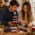 thumbnail image 6 of US American Christmas Tree Quilt Kit - DIY Holiday Sewing Kit for Handmade Tabletop Decor, Nostalgic Christmas Craft for Quilting Lovers, 6 of 6