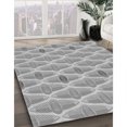 thumbnail image 2 of Ahgly Company Indoor Square Patterned Battleship Gray Area Rugs, 3' Square, 2 of 6