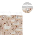 thumbnail image 5 of Yayeee Shower Curtain with Hooks 72"x72" Waterproof Fabric Bathroom Hanging Decor, Cartoon Goose Pattern, 5 of 5