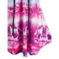thumbnail image 4 of Tallo de talla grande tinte lace-up hombro abierto camiseta larga Rosegal Camisetas tallas grandes, 4 of 5