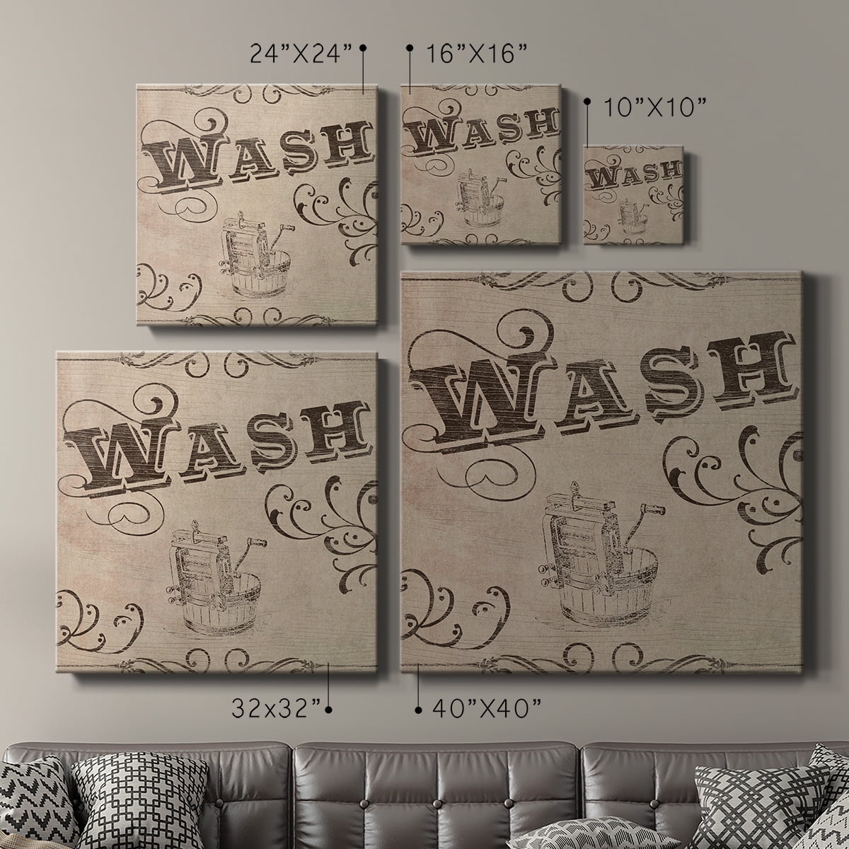 Wexford Home Custom Adagio I-Premium Gallery Wrapped Canvas, 10" x 10" - Ready to Hang