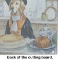 thumbnail image 4 of Golden Retriever Fall Kitchen Pumpkins Glass Cutting Board Large 12 in x 15 in, 4 of 5