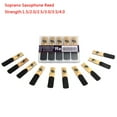 thumbnail image 3 of 10pcs Soprano Saxophone Reed Sax Reed kit soprano saxophone reed Kit with Storage Box Musical Instrument Accessory, 4.0 Strength, 3 of 7
