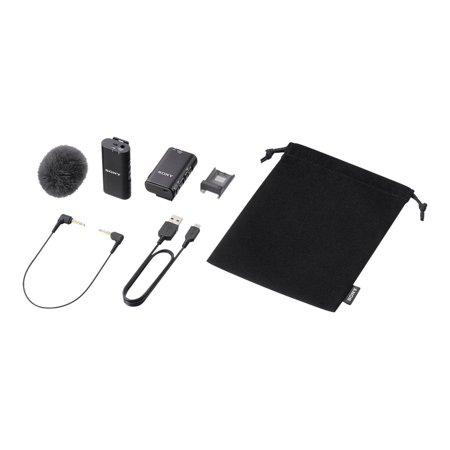 UPC: 0027242922983 | Sony ECM-W2BT – Microphone system – black – for Handycam FDR-AX43A; a VLOGCAM ZV-E10L; a1; a7 IV; a7C; a7R IV; a7s III; a9 II