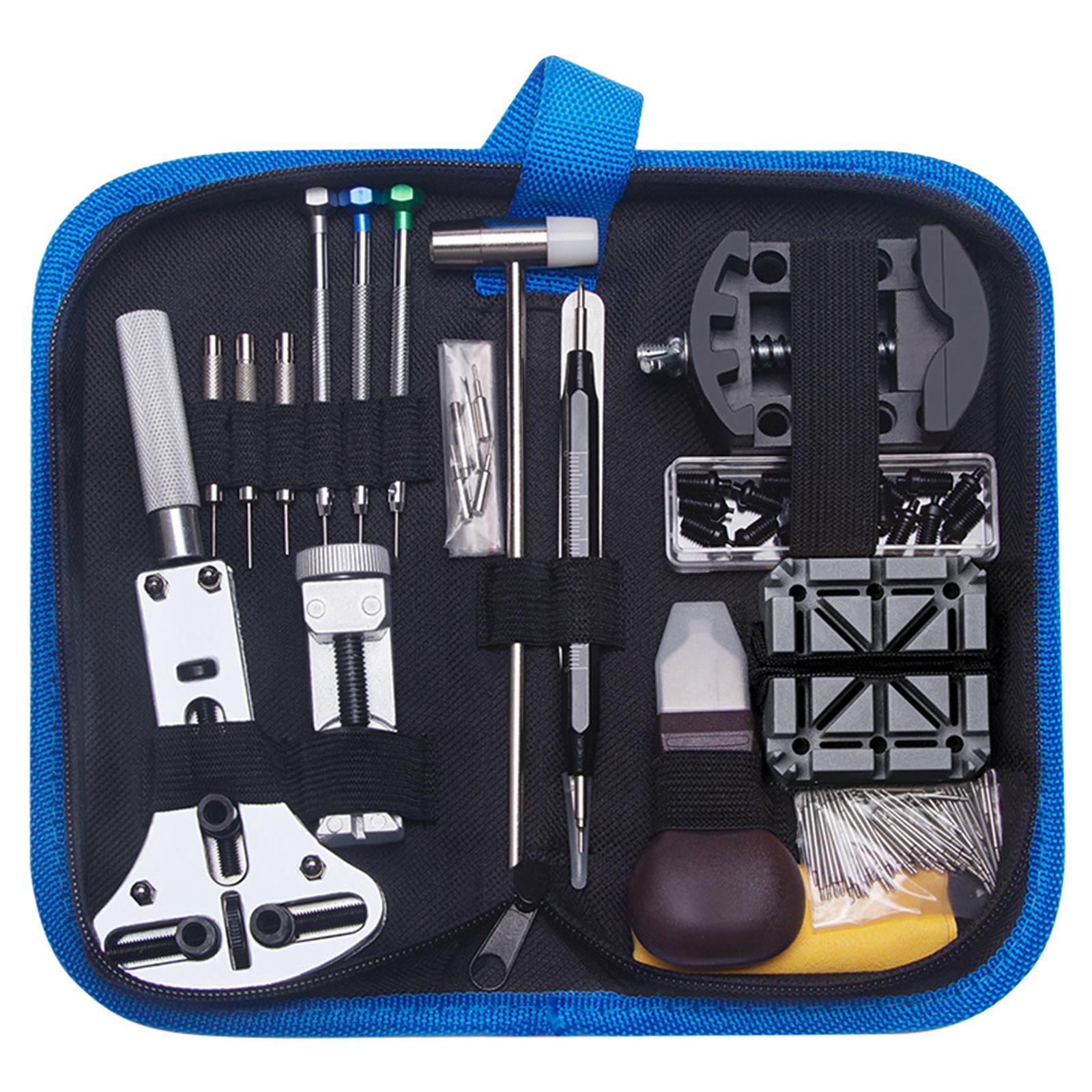 KLKCMS Watch Repair Kit with Carrying Bag Professional Watch Band
